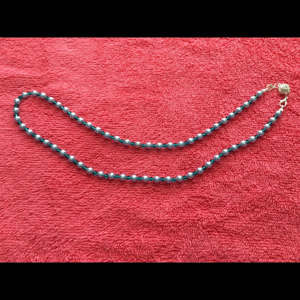 Swarovski Austrian Crystal Pearl Necklace